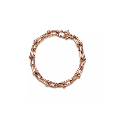 TIFFANY HARDWEAR MEDIUM LINK BRACELET IN ROSE GOLD 70881764